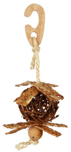 Trixie Pelota Mimbre con Cuerda de Sisal para Periquitos y Canarios
