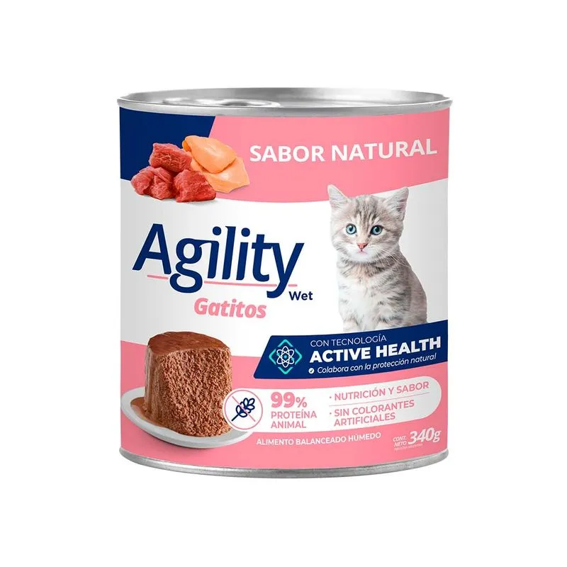 Lata Agility Gato Kitten 340 gr
