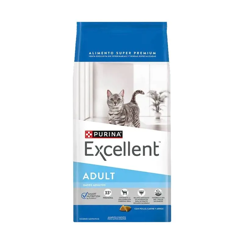 Excellent Gato Adulto Pollo y Arroz 3 kg