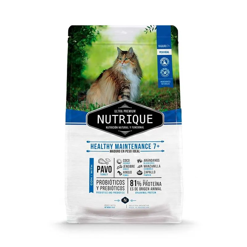 Nutrique Gato Senior Adulto 7 Años Mantenimiento 2 kg