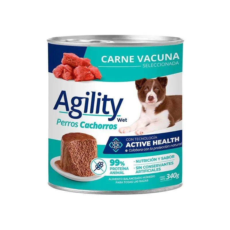 Lata Agility Perro Cachorro 340 gr