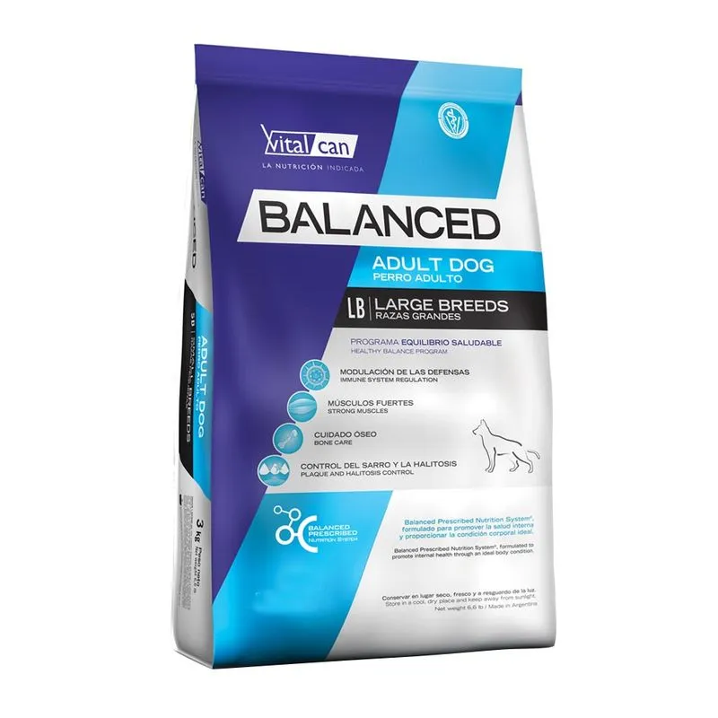 Balanced Perro Adulto Raza Grande 20 kg
