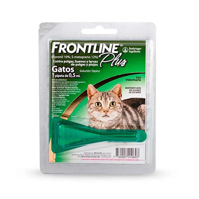 Pipeta Frontline Plus para Gato